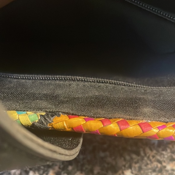 Handmade straw and leather hand bag - Picture 15 of 15